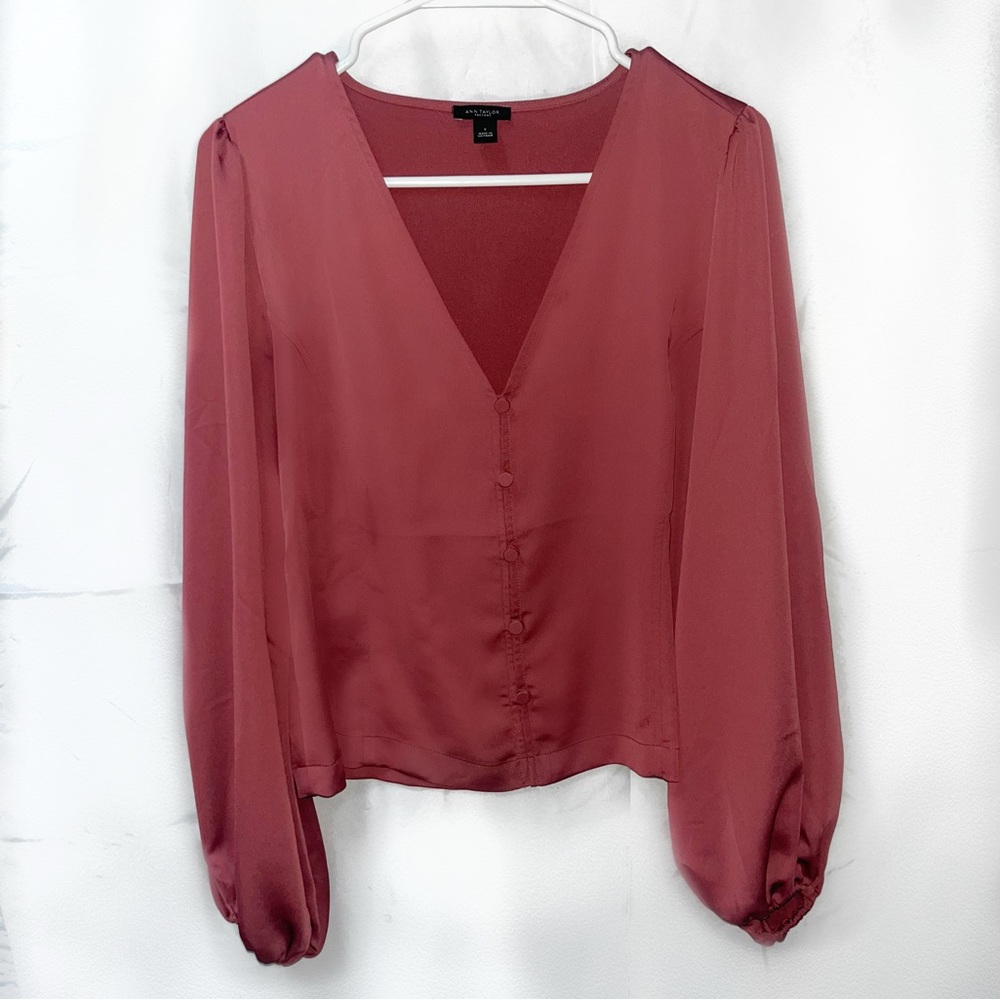 Ann Taylor Button Down Blouse